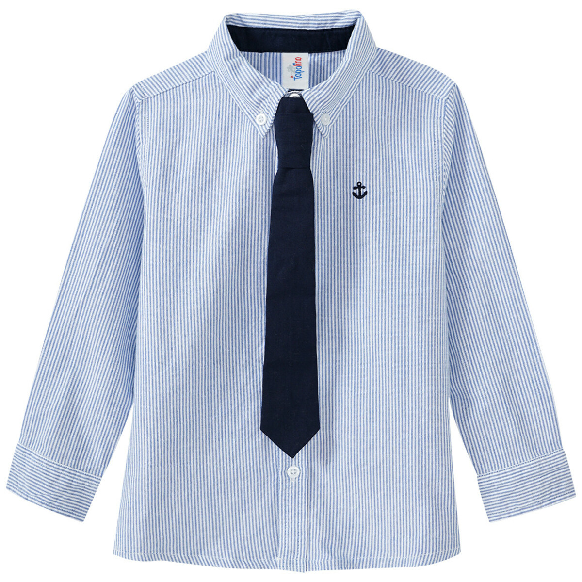 Bild 1 von Jungen Hemd mit Krawatte HELLBLAU / WEISS