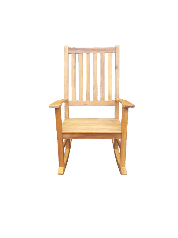 Bild 2 von HC Garten & Freizeit Schaukelstuhl Akazie 70 x 92 x 116 cm braun