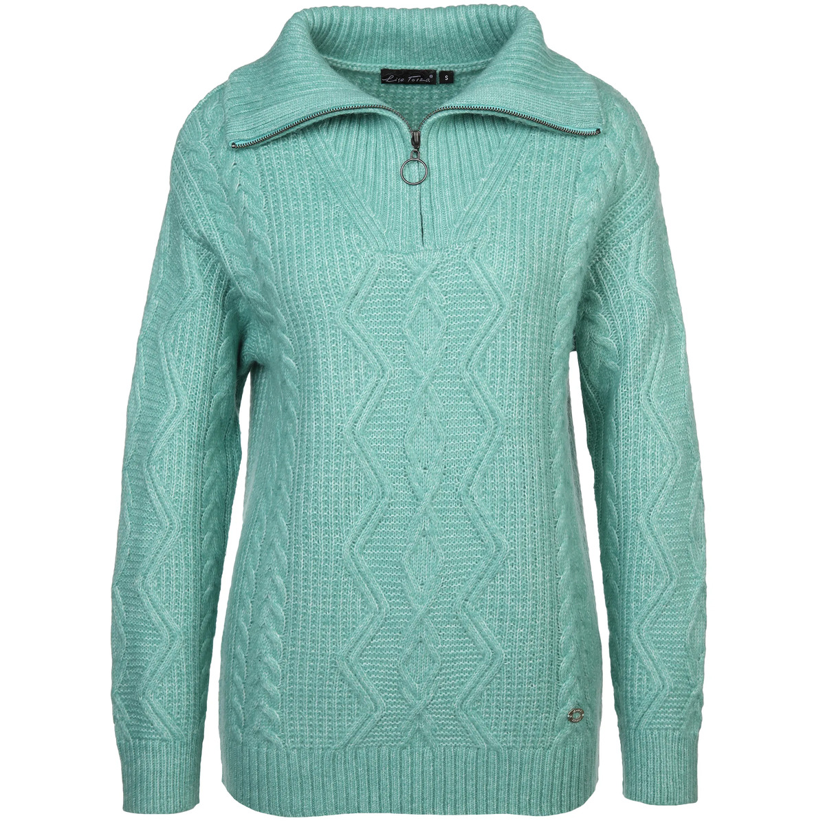 Bild 1 von Damen Stricktroyer meliert
                 
                                                        Türkis