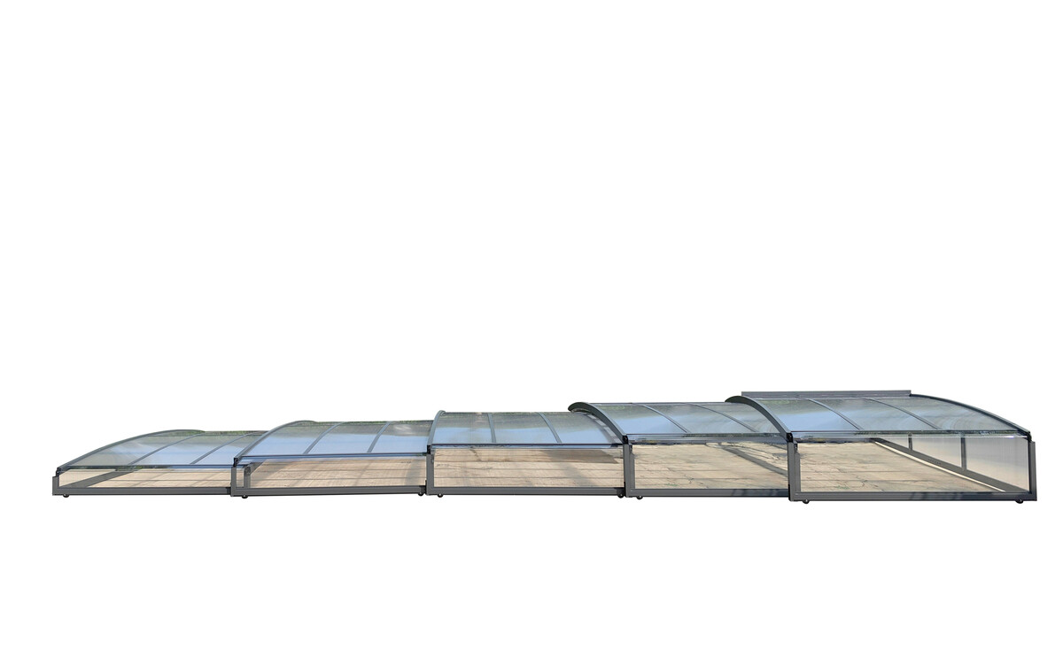 Bild 3 von HC Garten & Freizeit Poolüberdachung "Adèle" aus Aluminium, ca. 10,99 x 4,26 x 1,05 m