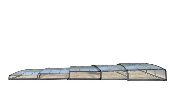 Bild 3 von HC Garten & Freizeit Poolüberdachung "Adèle" aus Aluminium, ca. 10,99 x 4,26 x 1,05 m