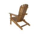 Bild 3 von HC Garten & Freizeit klappbarer Liegestuhl Lounge Adirondack Akazie 84 x 69 x 93 cm braun