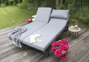 Bild 3 von bellavista - Home & Garden® "Largo", 2 in 1: Sonnenliege & Loungeset aus Aluminium, Anthrazit