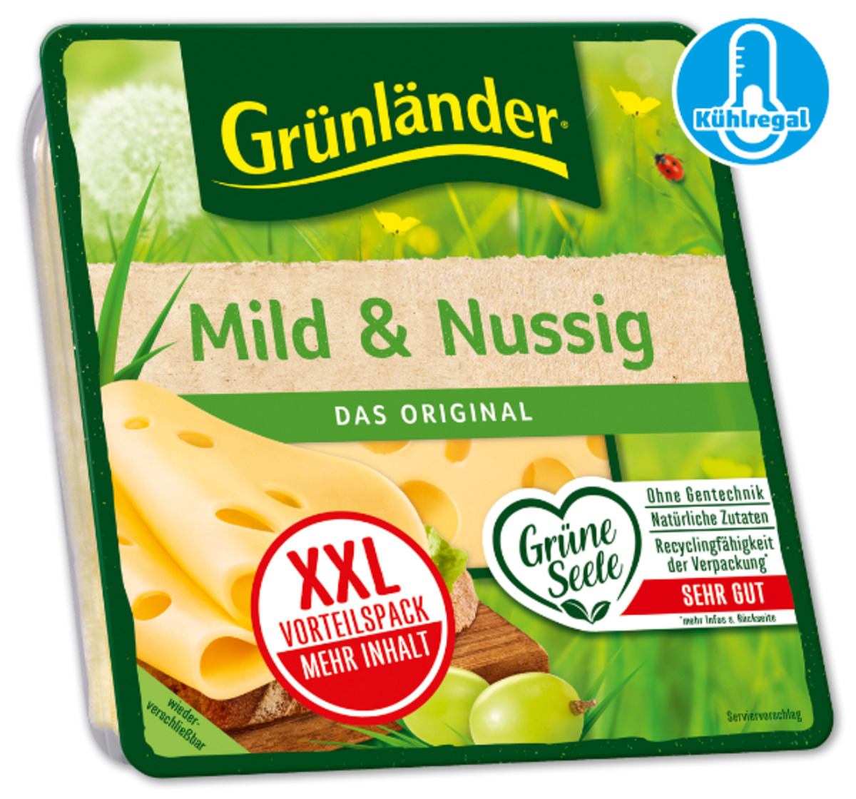 Bild 1 von GRÜNLÄNDER Käsescheiben*