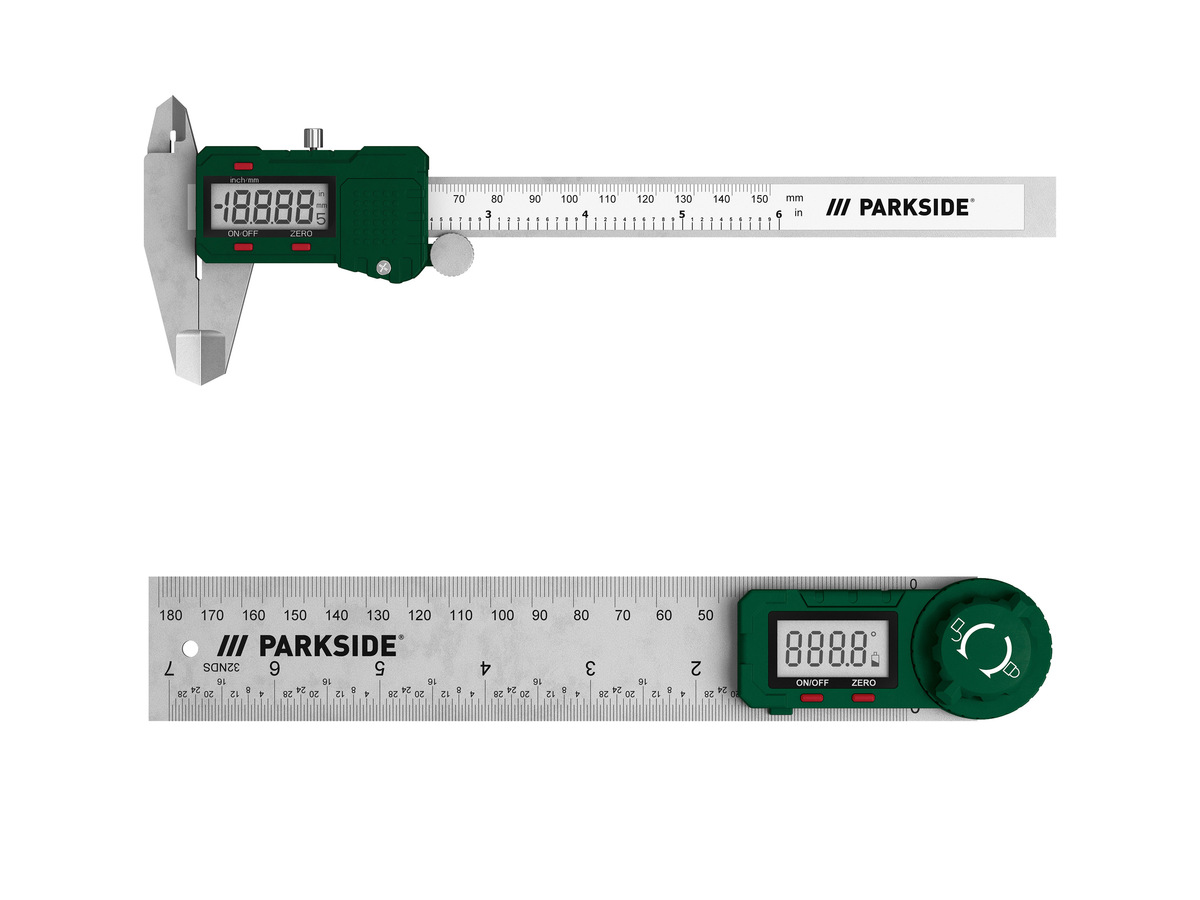 Bild 1 von PARKSIDE® Digitaler Messschieber / Digitaler Winkelmesser, mit Quick-Start-Funktion