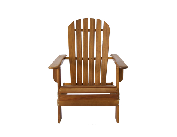 Bild 1 von HC Garten & Freizeit klappbarer Liegestuhl Lounge Adirondack Akazie 84 x 69 x 93 cm braun