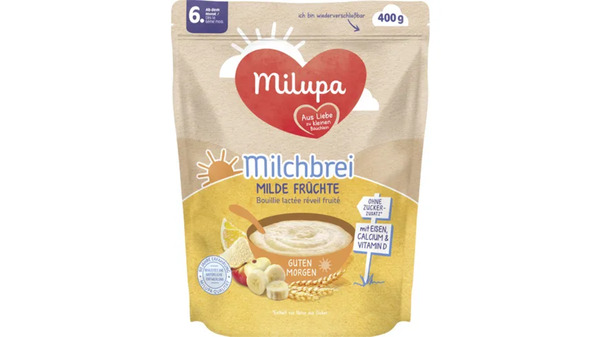 Bild 1 von MILUPA Milchbrei Milde Früchte Guten Morgen ab dem 6. Monat