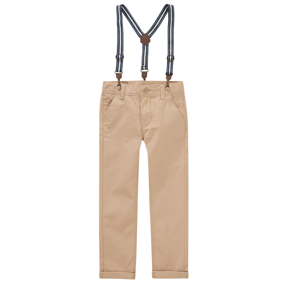 Bild 1 von Jungen Chinohose mit Hosenträgern BEIGE