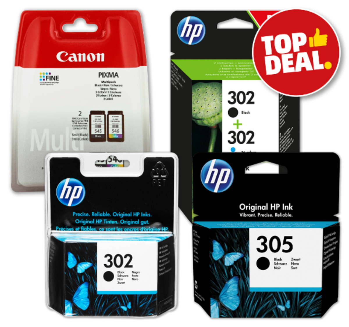 Bild 1 von HP oder CANON Druckertinte*