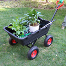 Bild 1 von GreenYard® Gartenwagen mit Kippfunktion, Volumen 65l,Tragkraft 550kg, Handwagen Bollerwagen