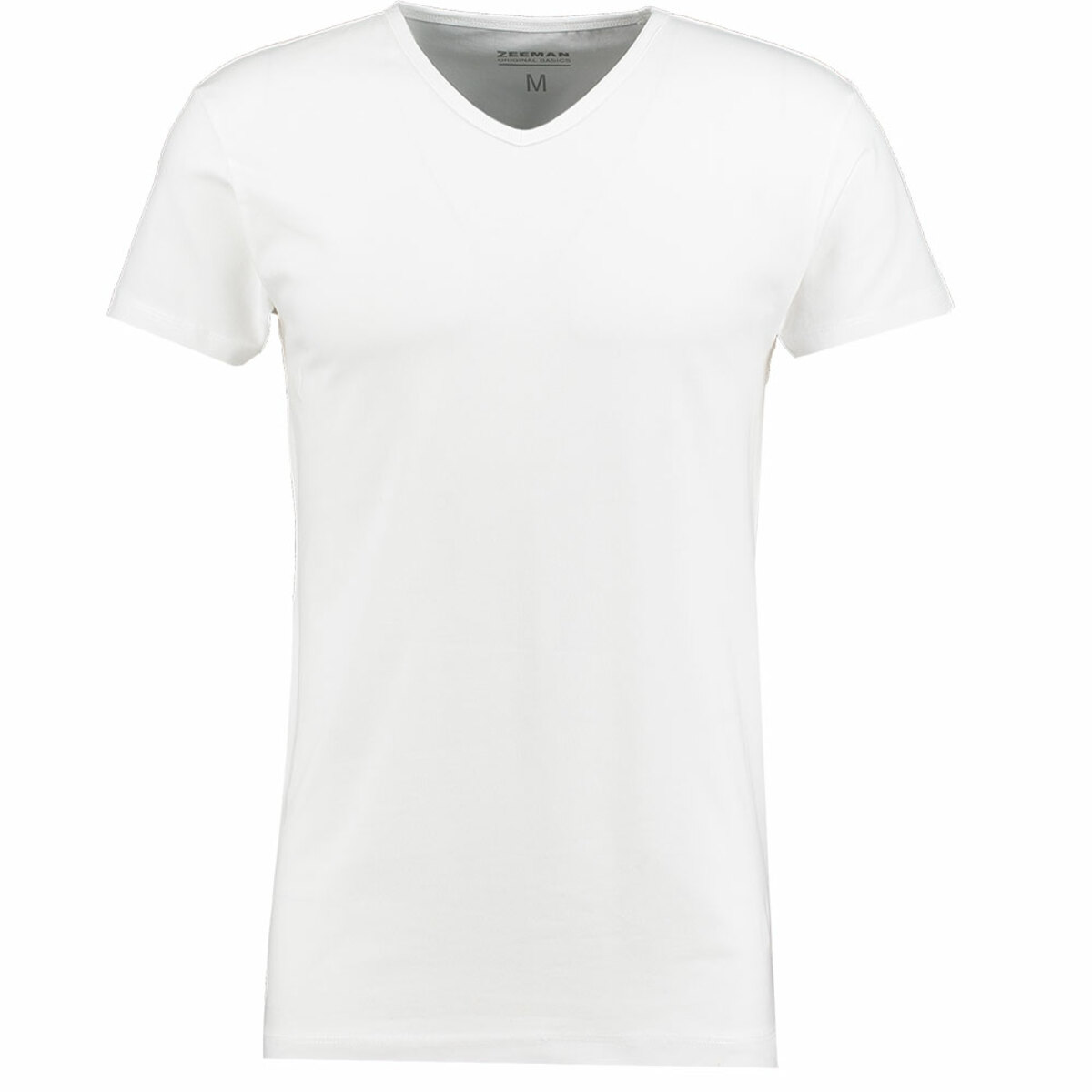 Bild 1 von Herren-T-Shirt Slim Fit / Stretch, Weiß, M