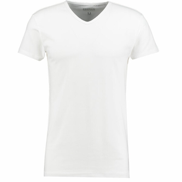 Bild 1 von Herren-T-Shirt Slim Fit / Stretch, Weiß, XXL