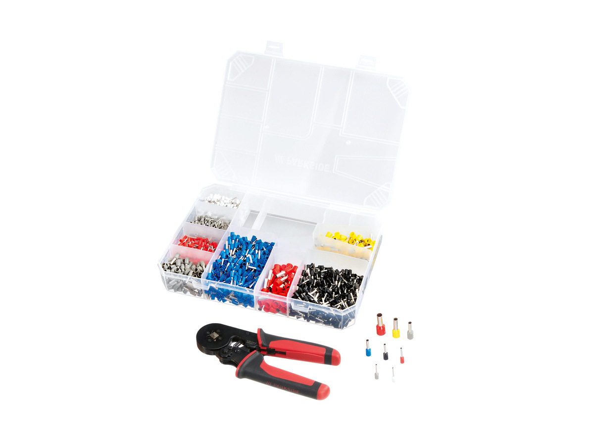 Bild 1 von PARKSIDE® Crimpzangen-Set, inkl. 1800 Adernhülsen