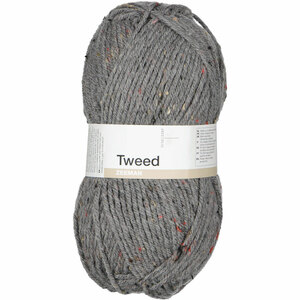 Tweed Strickgarn, Anthrazit, 100 g