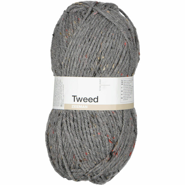 Bild 1 von Tweed Strickgarn, Anthrazit, 100 g