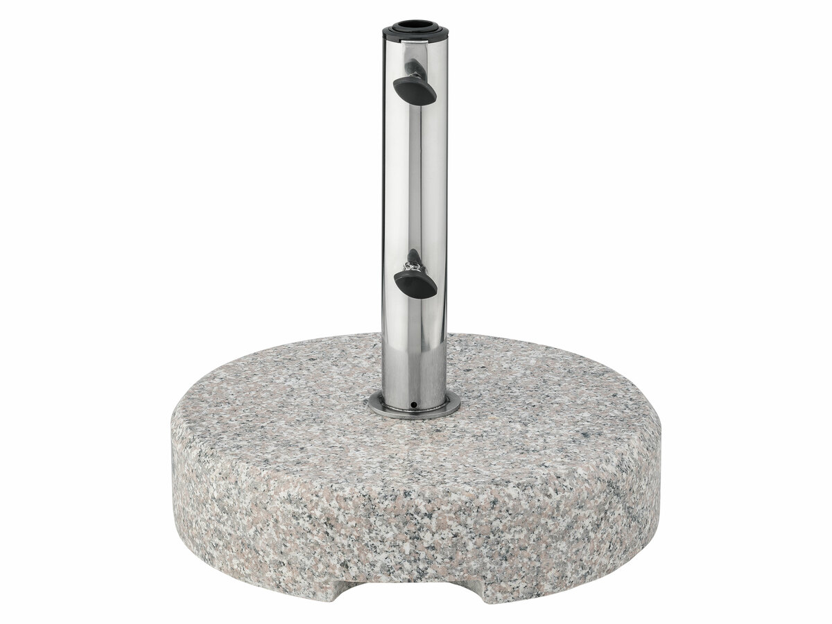 LIVARNO home Granit Schirmständer, 25 kg, rund von Lidl ansehen!