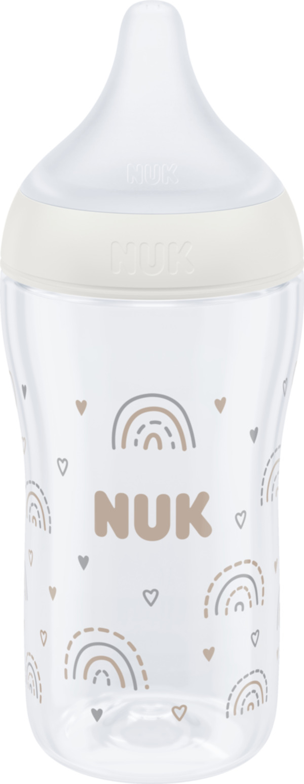 Bild 2 von NUK Perfect Match Babyflasche Regenbogen mit Temperature Control, ab 3 Monate, 260 ml