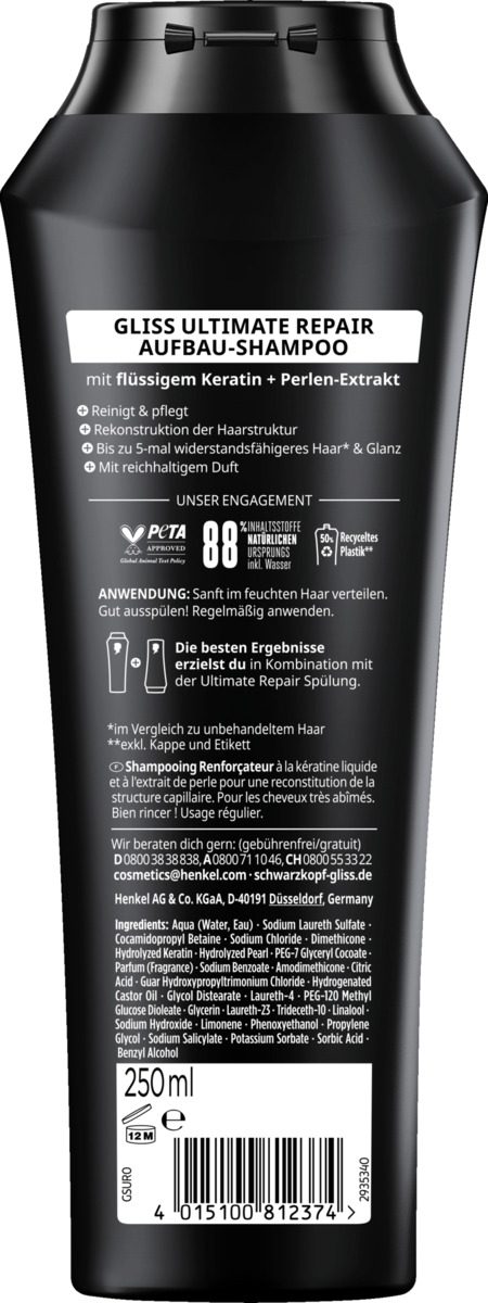 Bild 2 von Gliss Ultimate Repair Shampoo