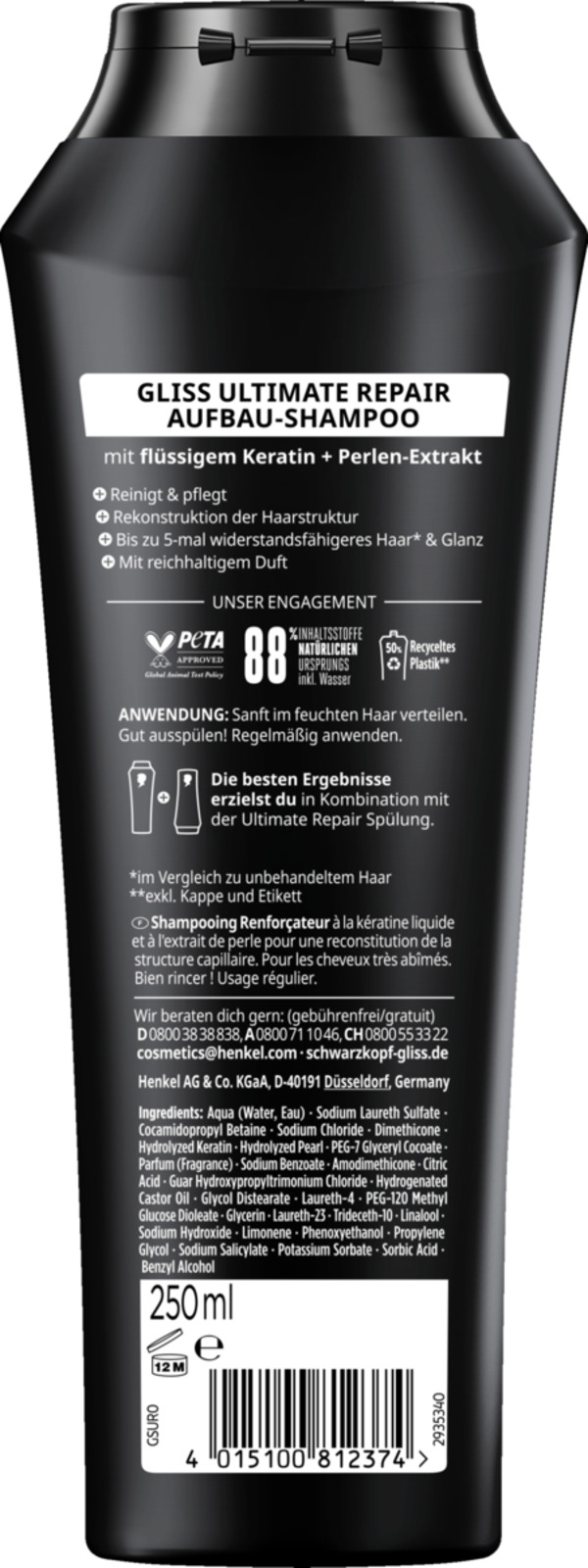 Bild 2 von Gliss Ultimate Repair Shampoo