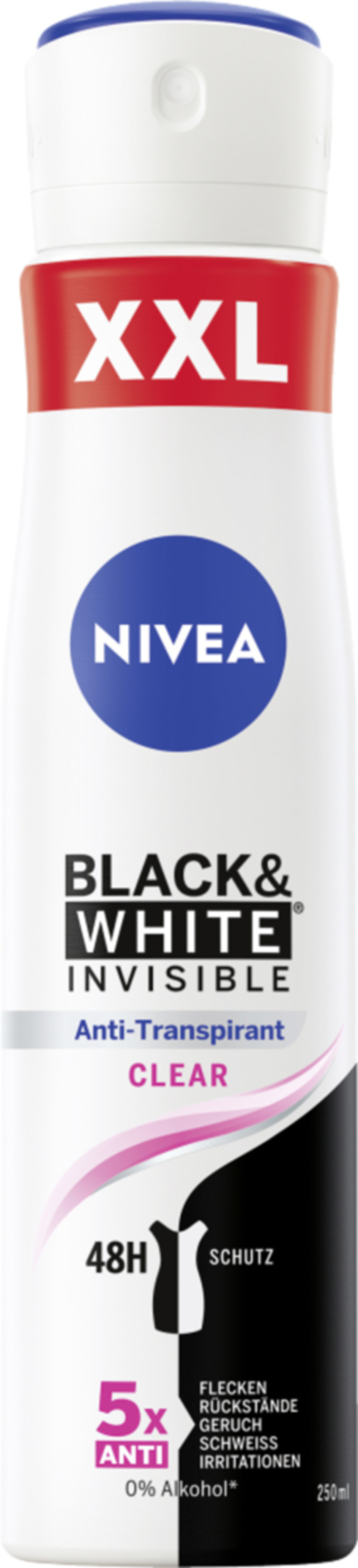 Bild 1 von NIVEA Anti-Transpirant Spray Invisible Black & White Clear