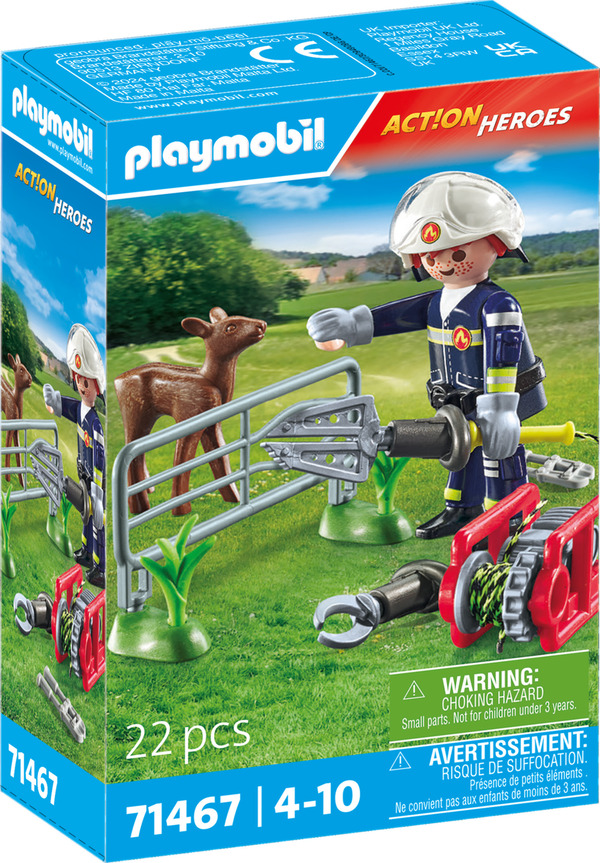 Bild 1 von Playmobil 71467 Feuerwehr-Tierrettung