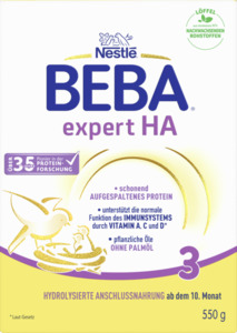 BEBA Expert HA3 Folgenahrung nach dem 10. Monat