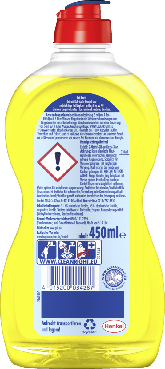 Bild 2 von Pril Kraftgel Zitrone