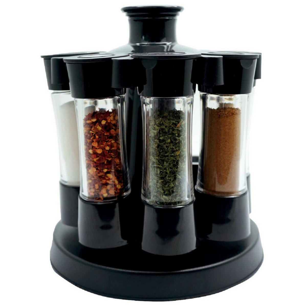 Bild 1 von Fackelmann Gewürzkarussell schwarz Kunststoff