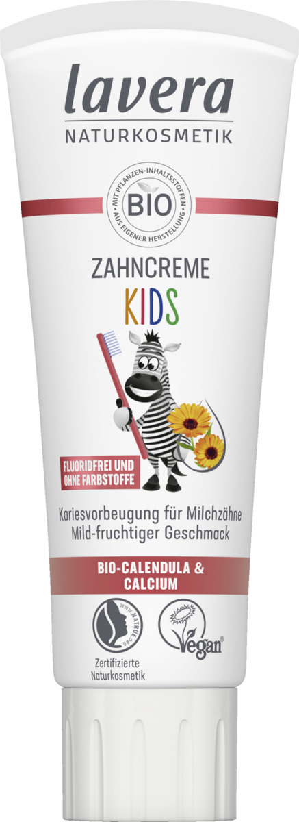 Bild 1 von lavera Zahncreme Kids Fluoridfrei
