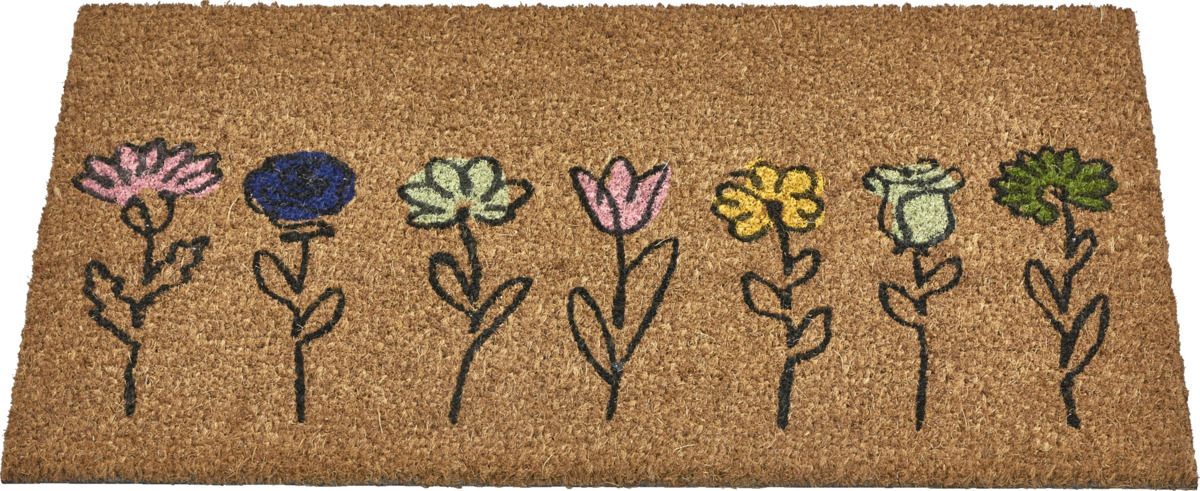 Bild 1 von IDEENWELT Kokosmatte Blumen