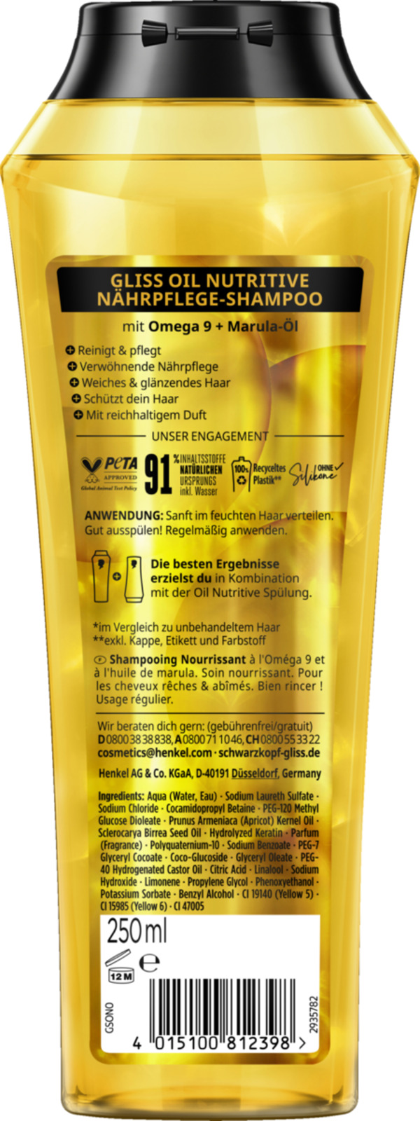 Bild 2 von Gliss Oil Nutritive Shampoo