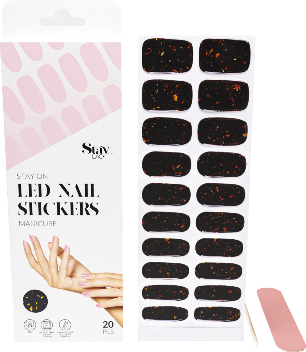 Bild 1 von Staylac Stay On LED Nagelsticker - Stay Charmed