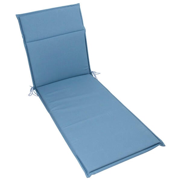 Bild 1 von Auflage rauchblau Polyester B/H/L: ca. 63x4,5x190 cm