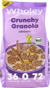 Wholey Bio Crunchy Original Granola