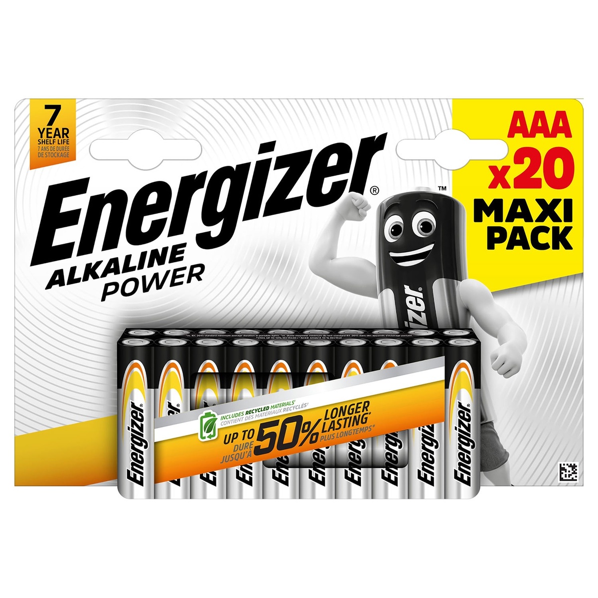 Bild 2 von ENERGIZER Alkaline-Power-Batterien AA/AAA 20er-Packung