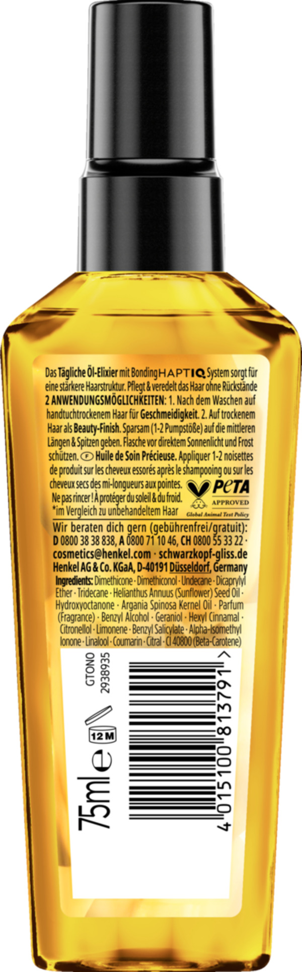 Bild 2 von Gliss Tägliches Öl-Elixir Oil Nutritive