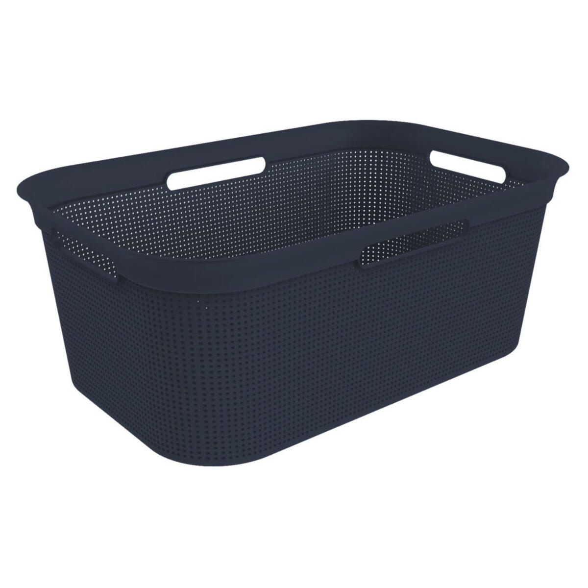 Bild 1 von Rotho Wäschekorb blau B/H/L: ca. 40x23x60 cm