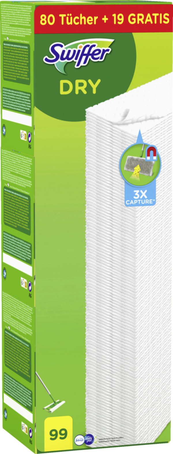 Bild 2 von Swiffer Trockene Bodentücher Nachfüllpackung
