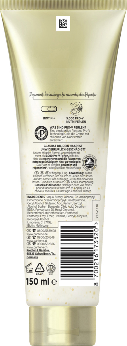 Bild 2 von Pantene Pro-V Miracles Molecular Bond Repair Intensivpflege