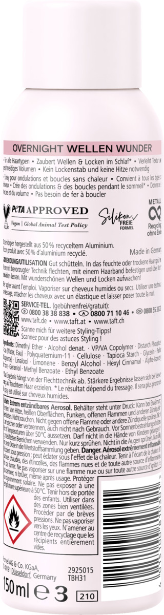 Bild 2 von Taft Wellen Spray Overnight Wellen Wunder