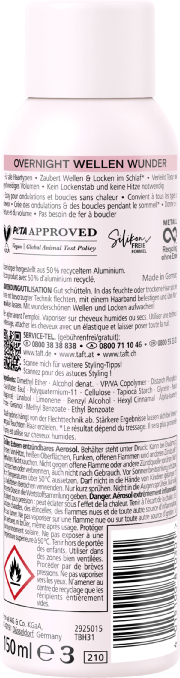 Bild 2 von Taft Wellen Spray Overnight Wellen Wunder