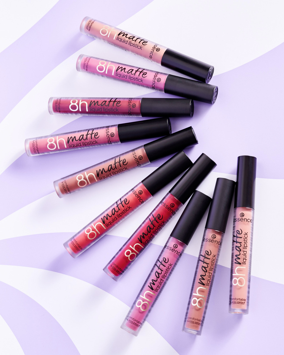 Bild 2 von essence 8h matte liquid lipstick 09 Fiery Red