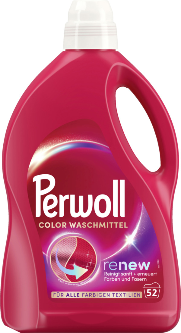 Bild 1 von Perwoll Renew Color Waschmittel Flüssig 52 WL