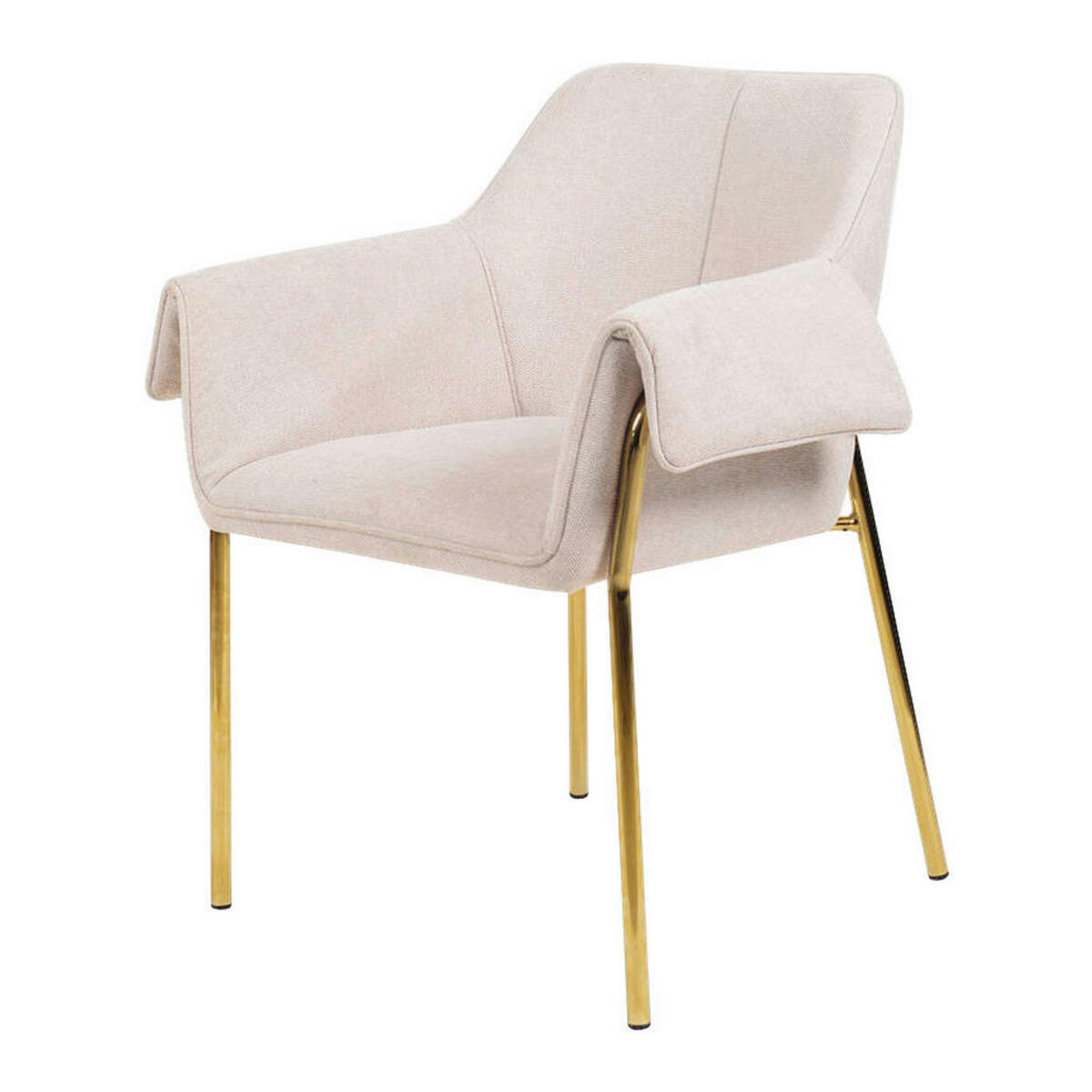 Bild 1 von Stuhl Kelsey 101 beige Microfaser B/H/T: ca. 69x82,5x60 cm