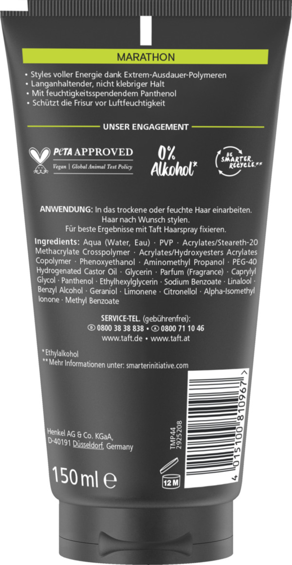 Bild 2 von Taft Marathon Styling Gel