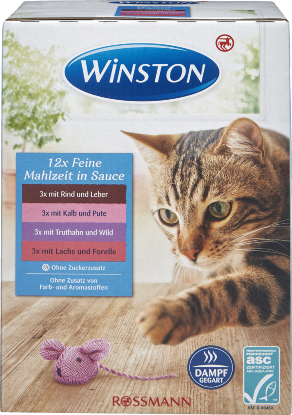 Bild 1 von Winston Feine Mahlzeit in Sauce Multipack 1.88 EUR/1 kg