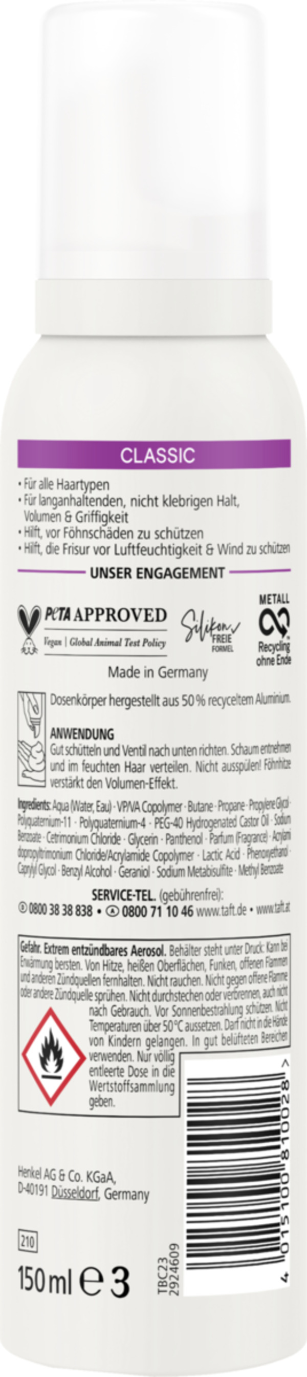 Bild 2 von Taft Schaumfestiger Classic Halt & Schutz