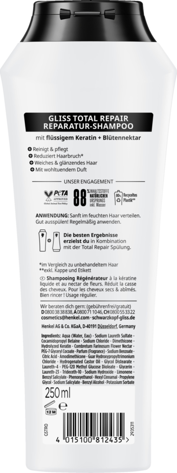 Bild 2 von Gliss Total Repair Shampoo
