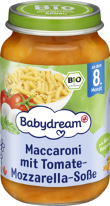 Babydream Maccaroni mit Tomate-Mozzarella-Soße