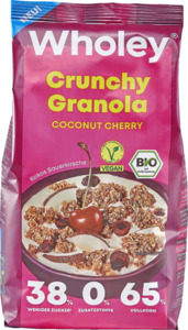 Wholey Bio Crunchy Coconut Cherry Granola